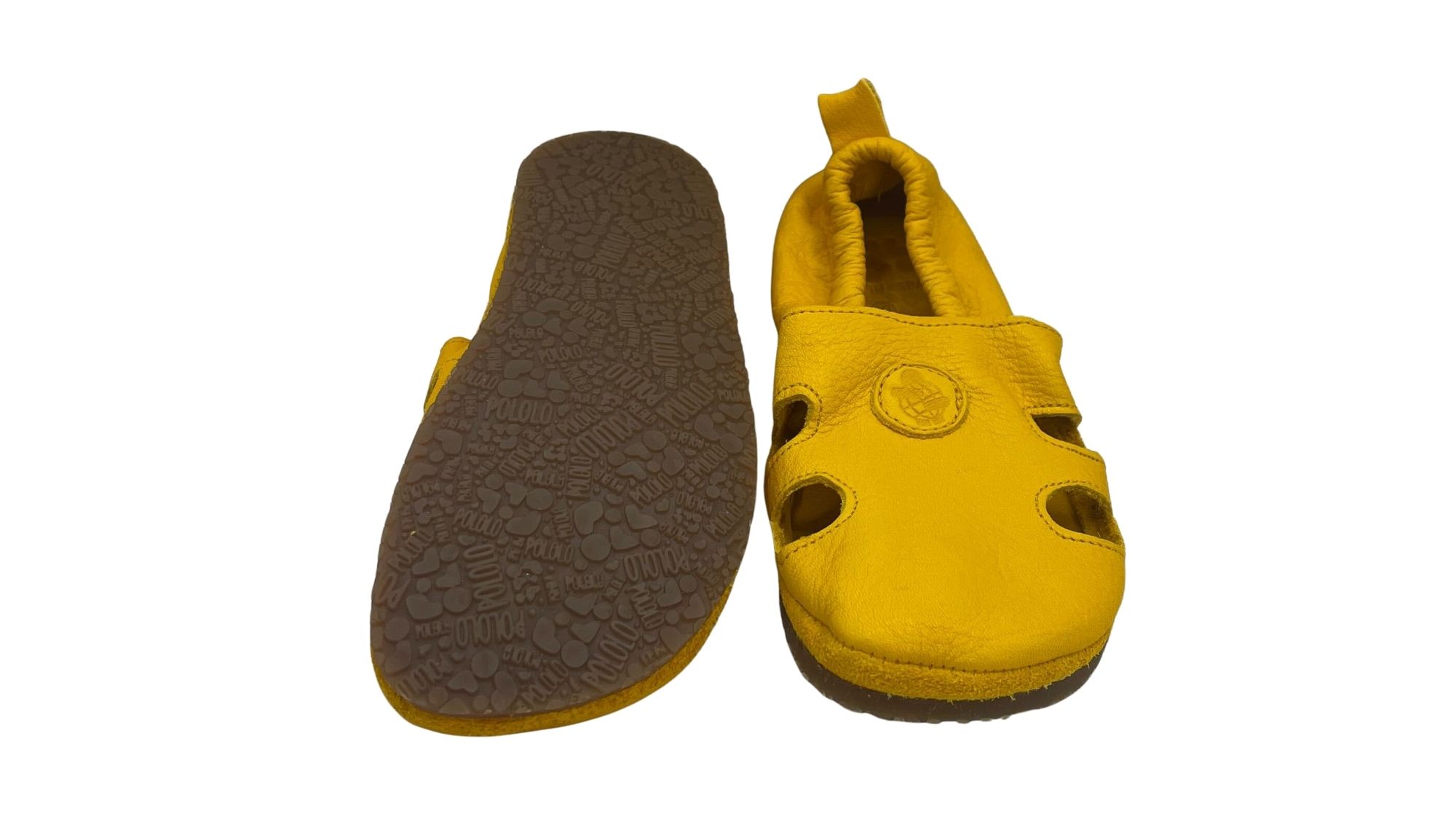 Kinder Barfußsandalen mit breiter Zehenbox, flexibler Sohle und Riemenkonstruktion, geschlossene Zehen und geschlossener Fersenbereich, Paar, Draufsicht