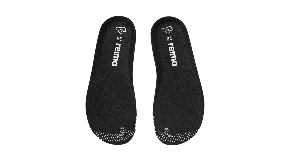 Herausnehmbare Einlegesohlen der Kinder-Barfußwinterstiefel, Ansicht von oben