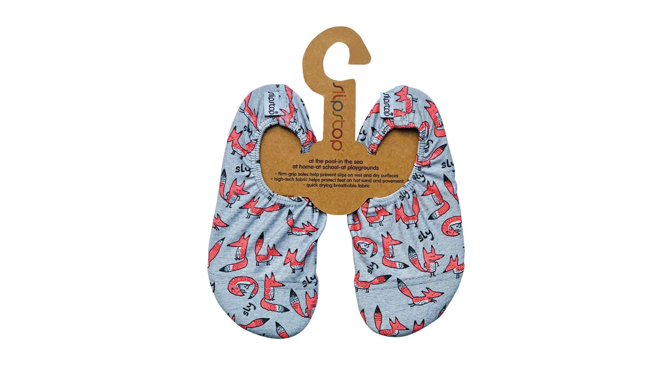 Badeschuhe für Kinder, Paaransicht, geschlossene Zehenpartie, geschlossener Fersenbereich, elastischer Einstieg, Draufsicht