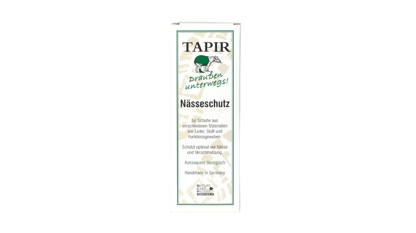 Verpackungskarton eines Lederpflegemittels mit Produktinformationen, Draufsicht