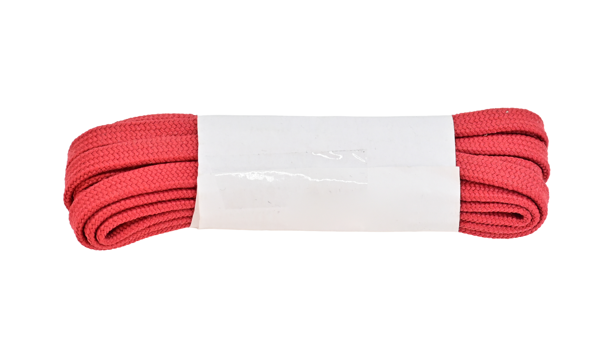 Schnürsenkel als Ersatzteil mit flacher Form, gebündelt, Detailansicht.