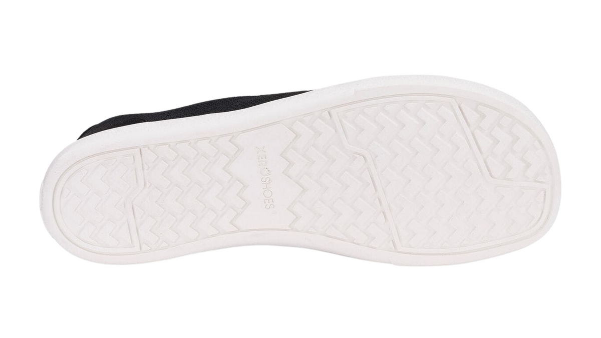 Barfußschuh mit Schnürung, breite Zehenbox, flexible Sohle, geschlossener Fersenbereich, Ansicht von unten