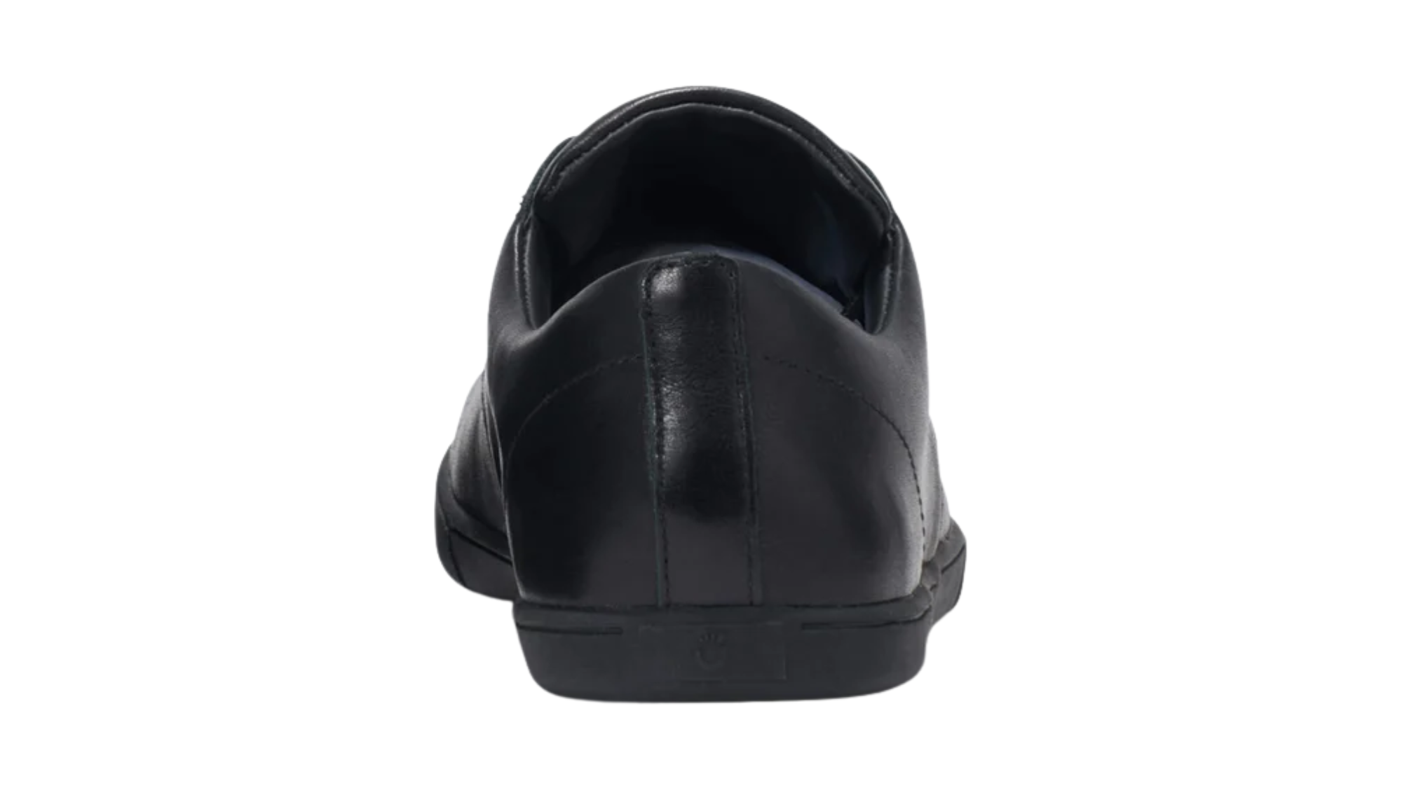 Eleganter Barfußhalbschuh für Herren mit geschlossener Ferse, Rückansicht