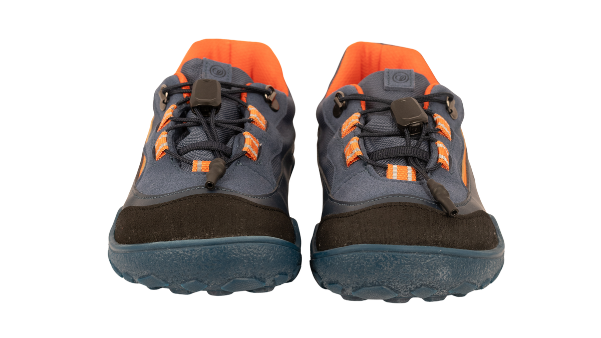 Barfußschuhe als Paar mit Schnellverschluss, breite Zehenbox, Draufsicht