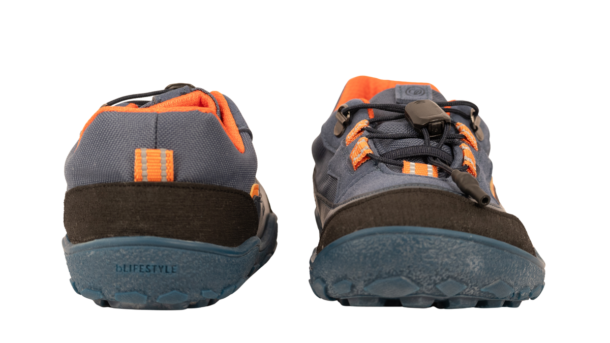 Barfußschuhe als Paar mit geschlossener Ferse, Rückansicht